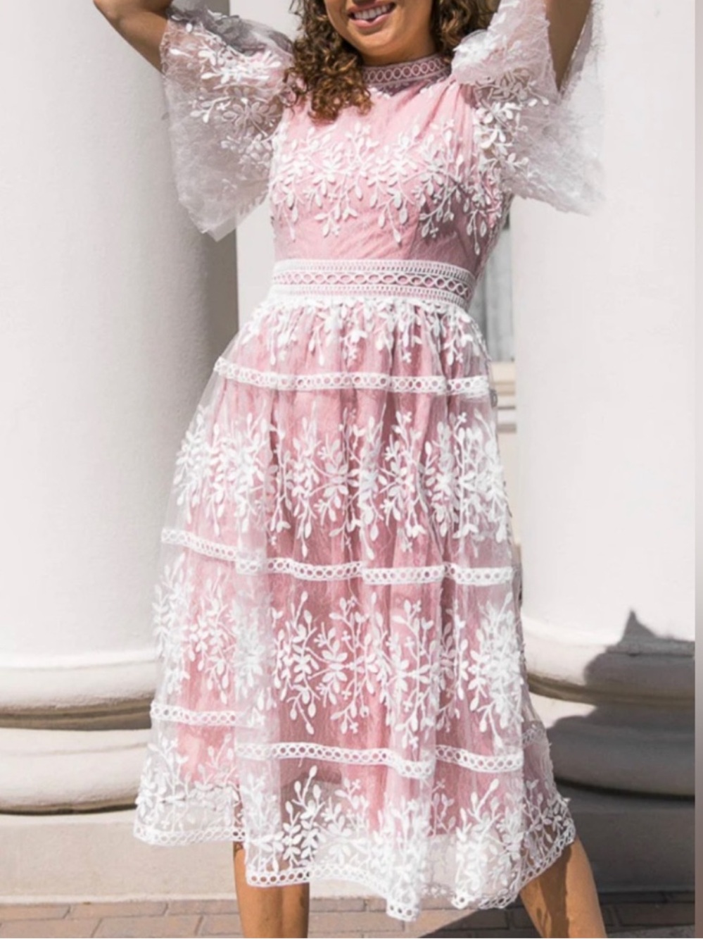 Ivy City Co Pink Sicily Dress